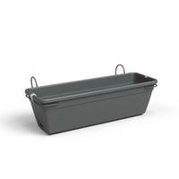 Venezia Balcony Plant Box Water Reserve Kit Anthracite 50cm
