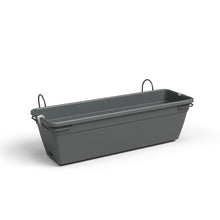 Venezia Balcony Plant Box Water Reserve Kit Anthracite 50cm