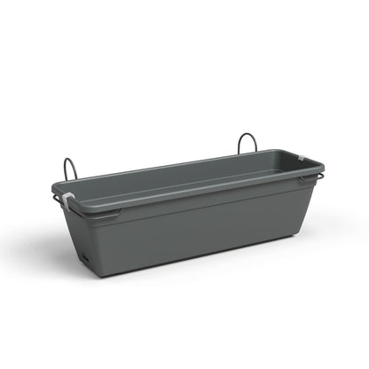 Venezia Balcony Plant Box Water Reserve Kit Anthracite 50cm