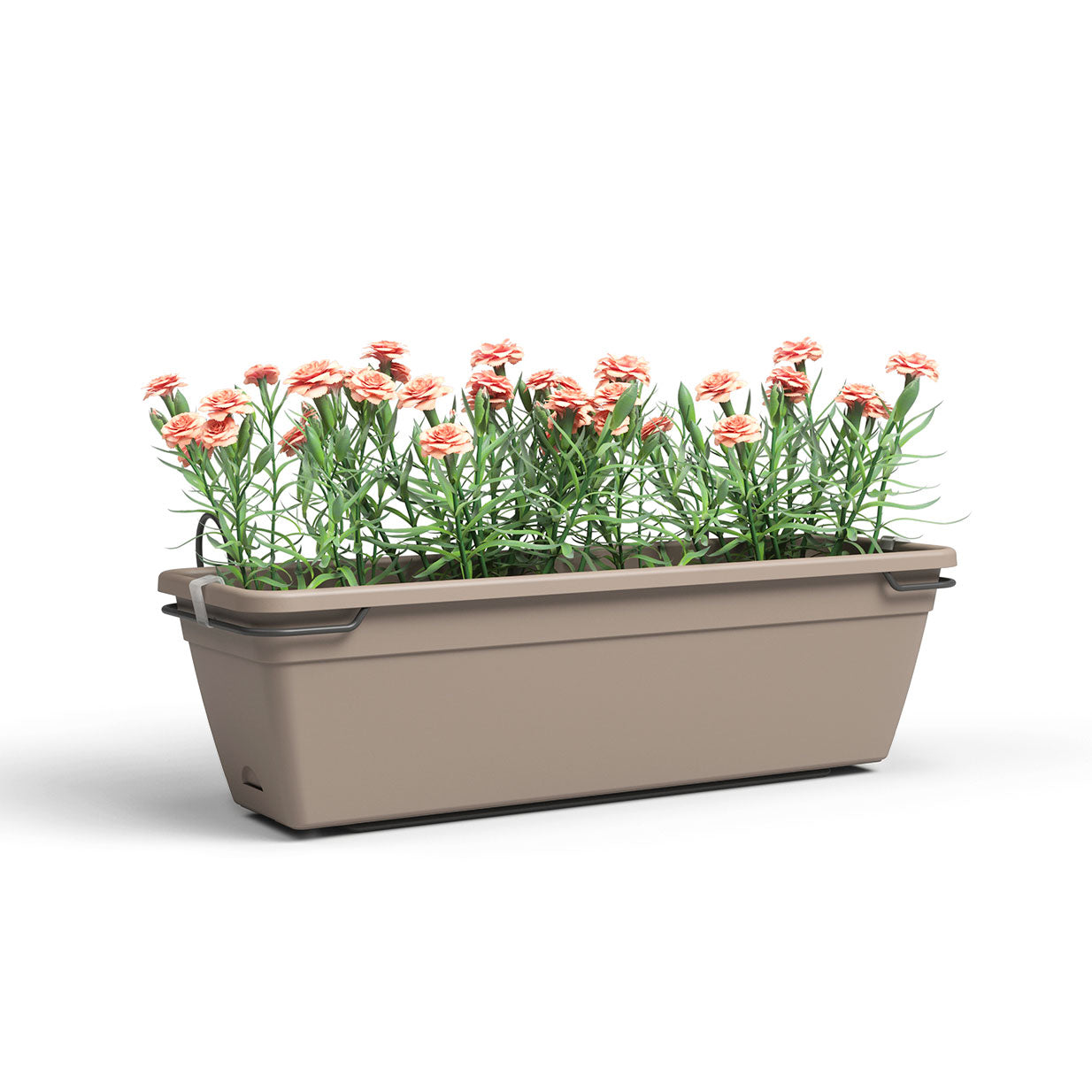 Venezia Balcony Plant Box Water Reserve Kit Taupe 50cm