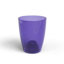 Fiji Plastic Orchid Pot Purple Transparent 12.5cm