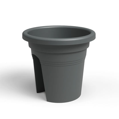 Venezia Plastic Balcony Pot Anthracite 30cm