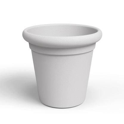 Toscana Plastic Pot Light Grey 40cm