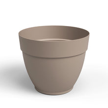 Capri Campana Plastic Pot Taupe 30cm
