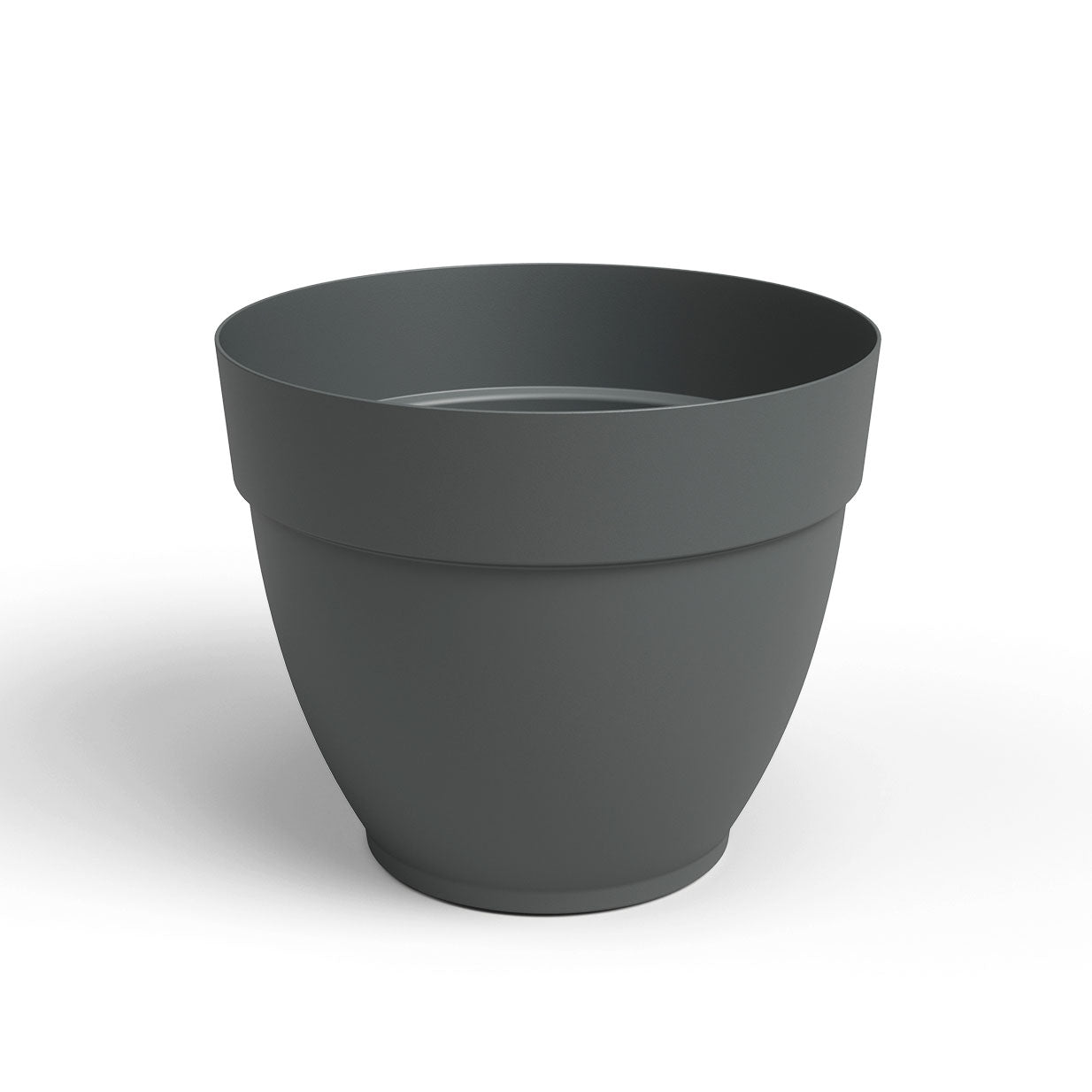 Capri Campana Plastic Pot Anthracite 40cm