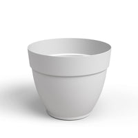 Capri Campana Plastic Pot Light Grey 20cm