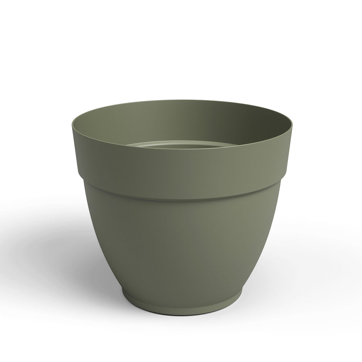Capri Plastic Pot Dry Green 40cm