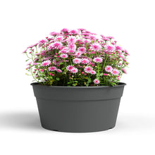 Madagascar Plastic Bowl Anthracite 27cm