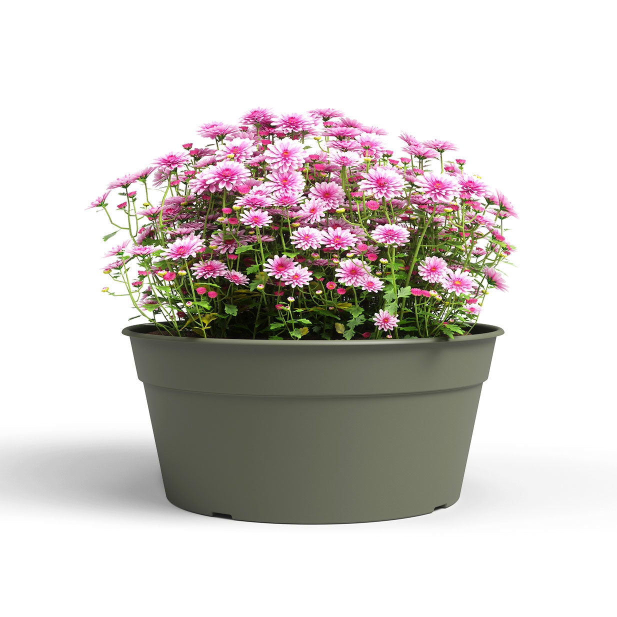 Madagascar Plastic Bowl Dry Green 34cm