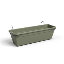 Venezia Plastic Balcony Plant Box Water Reserve Kit Dry Green 50cm