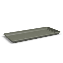 Venezia Plastic Rectangular Saucer XL Dry Green 80cm