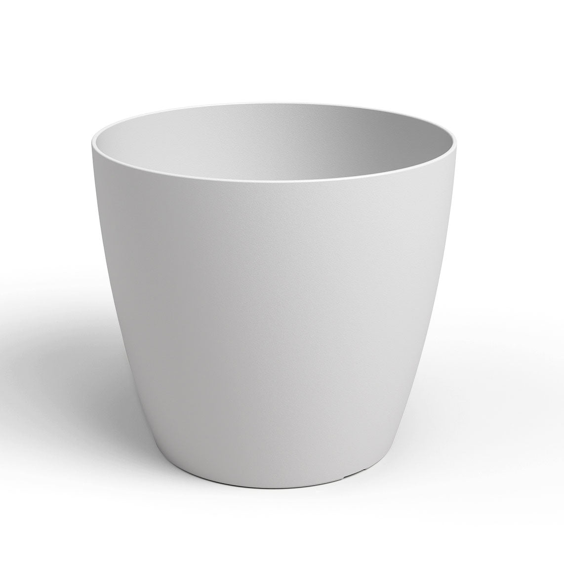 San Remo Plastic Pot Matte Light Grey 6cm