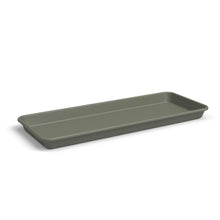 Madagascar Plastic Rectangular Saucer Dry Green 40cm