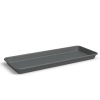 Madagascar Rectangular Saucer Anthracite 50cm