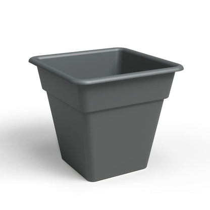 Madagascar Plastic Square Pot Anthracite 35cm