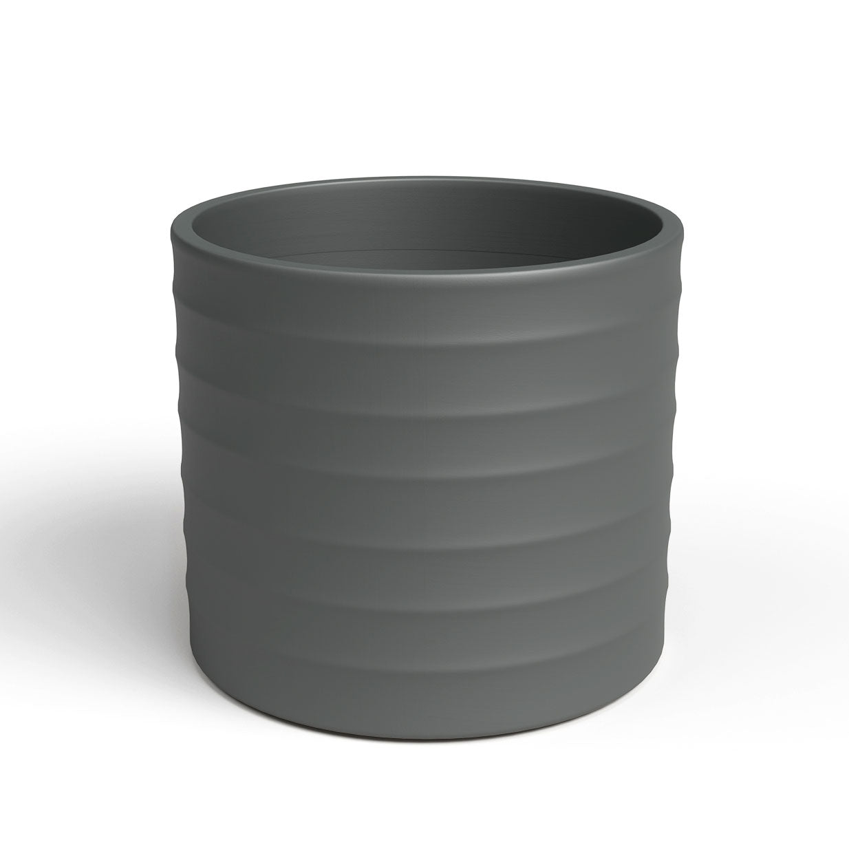 Chloe Horizonal Ceramic Pot Anthracite 21cm