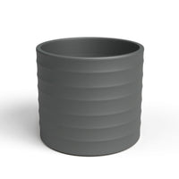 Chloe Horizonal Ceramic Pot Anthracite 21cm