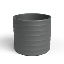Chloe Horizonal Ceramic Pot Anthracite 21cm