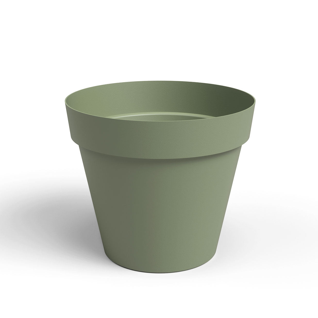 Capri Plastic Pot Ash Green 30cm