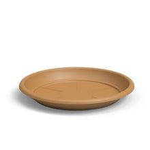 Round Plastic Saucer Honey Yellow 40cm