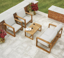 Rochester Hardwood Natural Sofa Set