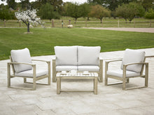 Rochester Hardwood Light Grey Sofa Set