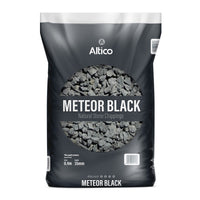 Meteor Black Basalt Stone Large
