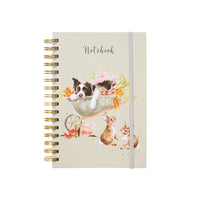 A5 Dog/Cat/Rabbit Notebook - Sleeping on the Job