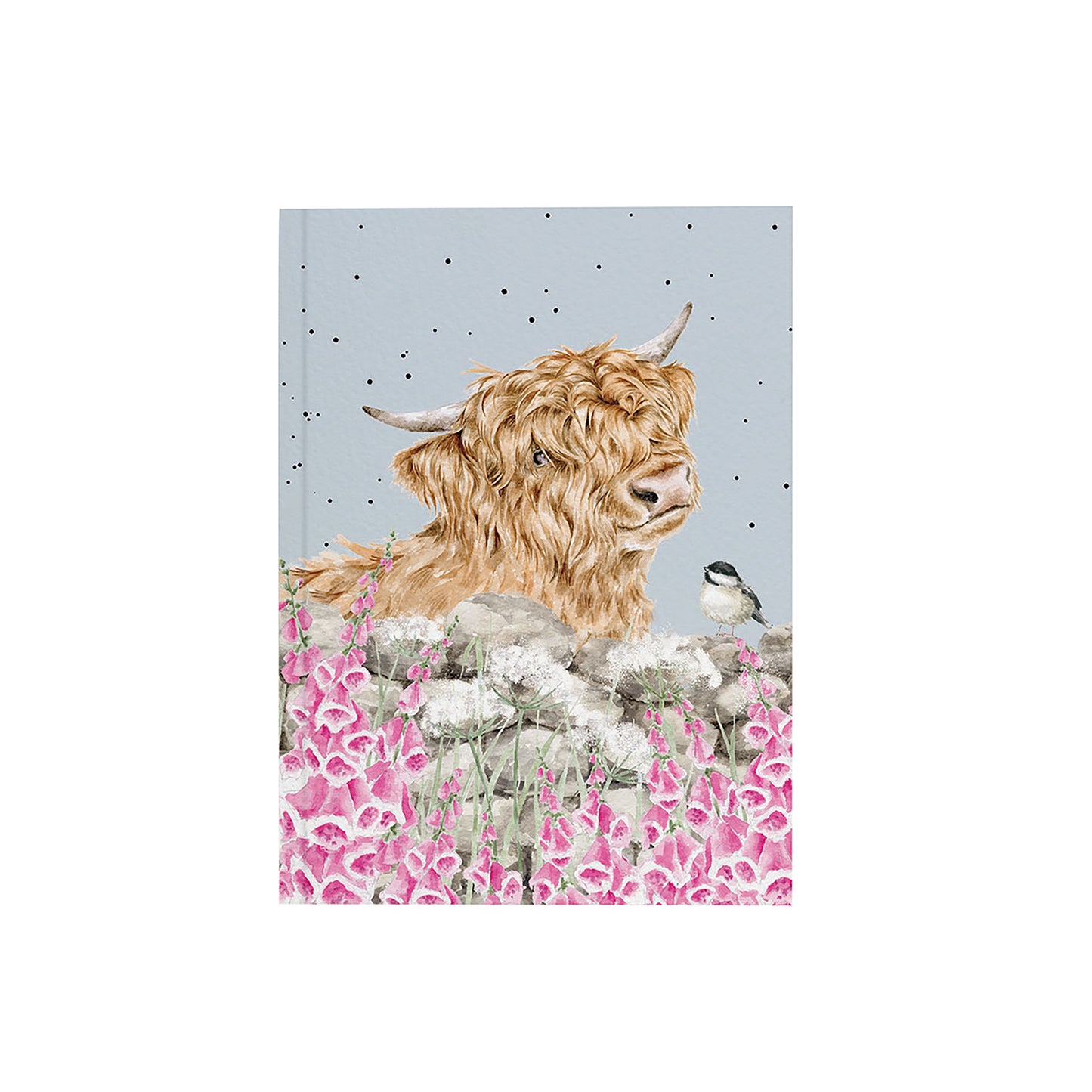 A6 Highland Cow Notebook Just for Moo