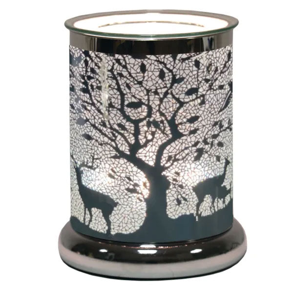 Woodland Deer Electric Wax Melter Black 17cm