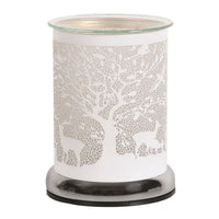 Woodland Deer Electric Wax Melter White 17cm