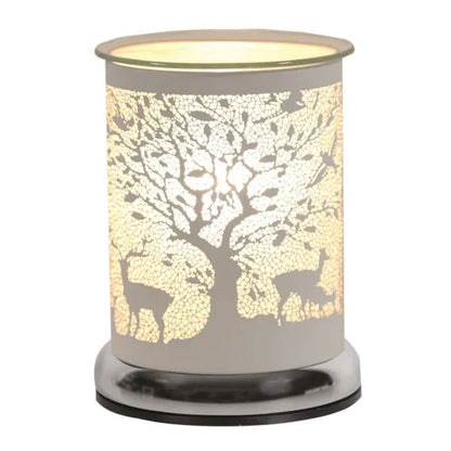 Woodland Deer Electric Wax Melter White 17cm