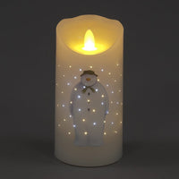 The Snowman™: Official Light-Up Christmas Candle (15cm)