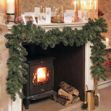 9ft Luxury Colorado Pine Christmas Garland | Realistic Greenery for Mantels & Stairs