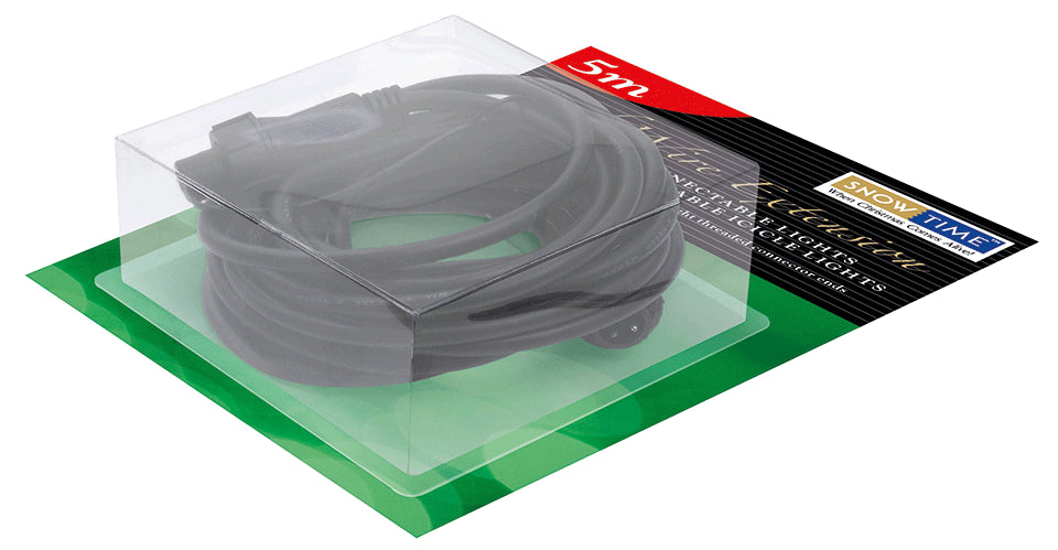 5m Ext Lead for Connectable Static Christmas Lights (Micro and LED)