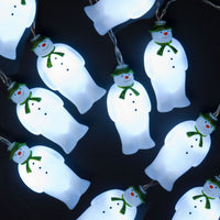 The Snowman Indoor Christmas Light String with 10 Ice White LED's