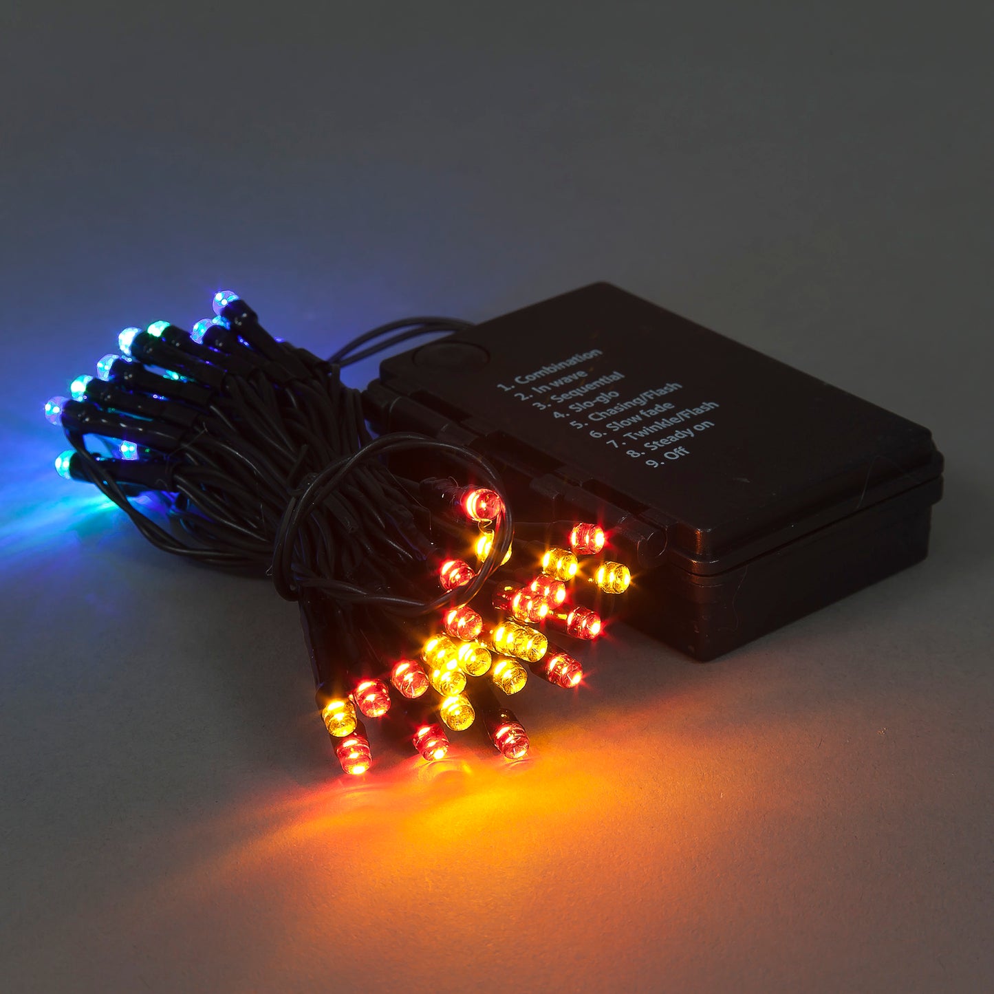 ✨ 50 Multi-Coloured LED Chasing Fairy Lights - Battery Operated ✨