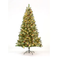 7ft Biarritz Spruce Pre-Lit PE Tree (210cm)