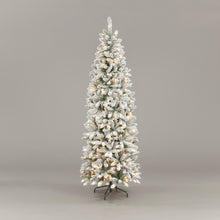7ft Pre-Lit Snowshoe Spruce Artificial Christmas Tree (210cm)