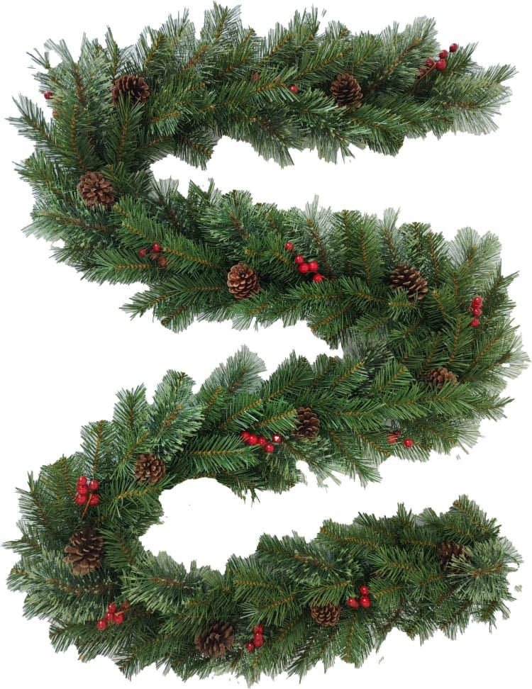CASHMERE BERRY GARLAND 270CM