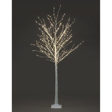 180cm (6ft) LED White Birch Tree | 350 Warm White Lights | Indoor Christmas Decoration