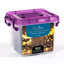 Ultra-Bright 800 LED Cluster Lights with Timer | 8m Lit Length