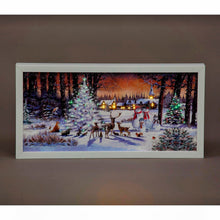 40x20cm 'Magical Village' Light-Up Wall Art by Richard Macneil