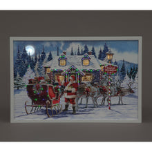 Santa's Workshop Light-Up Canvas by Richard Macneil | 40x60cm LED Wall Art