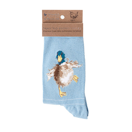 Duck Sock - A Waddle and a Quack - BLUE