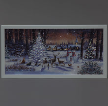 60x30cm Magical Village Canvas