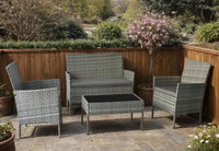 Fiji 4pc Rattan Sofa Set