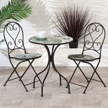 Leaf Pattern 60cm Mosaic Bistro Collection