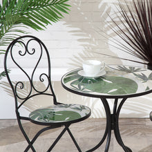 Leaf Pattern 60cm Mosaic Bistro Collection