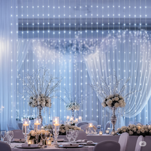 3m x 3m Ice White LED Multi-Function Curtain Light (306 LEDs)
